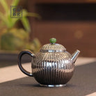 Jin Wen Ju Lun Zhu 200cc - Handmade silver pot zycschina