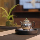 Jin Wen Ju Lun Zhu 200cc - Handmade silver pot zycschina