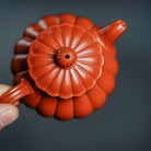 Jin Wen Pan Hu 110cc - Yixing Handmade Teapot 江苏宜兴