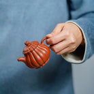Jin Wen Pan Hu 110cc - Yixing Handmade Teapot 江苏宜兴