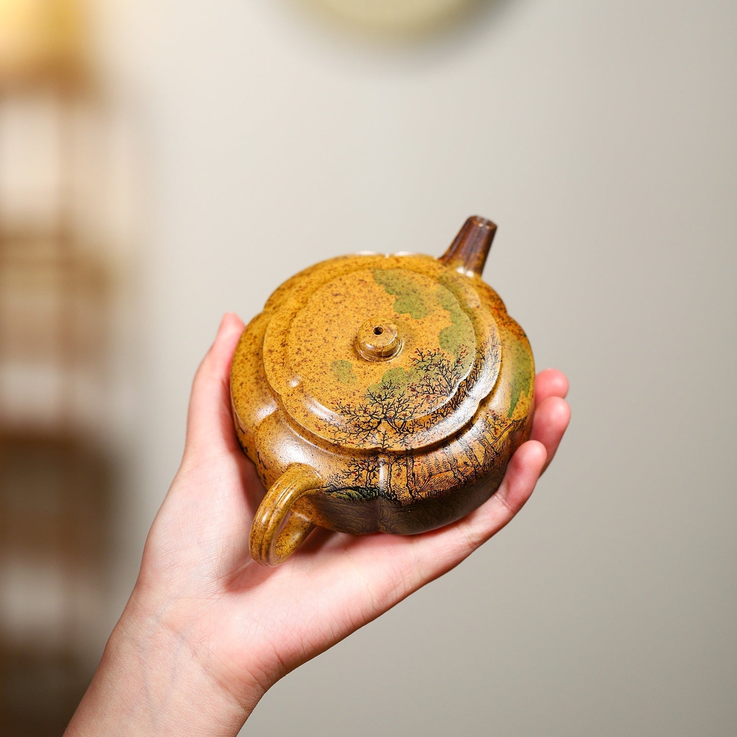 Jin Wen Zhou Pan 200cc - Yixing Handmade Teapot 江苏宜兴