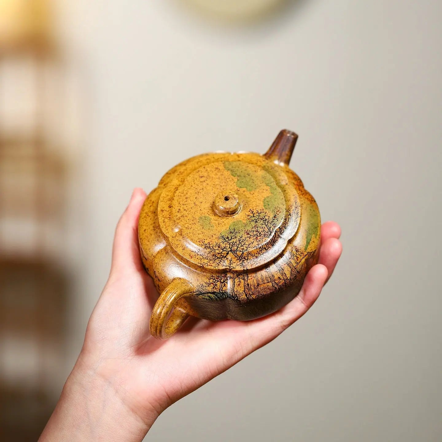 Jin Wen Zhou Pan 200cc - Yixing Handmade Teapot 江苏宜兴