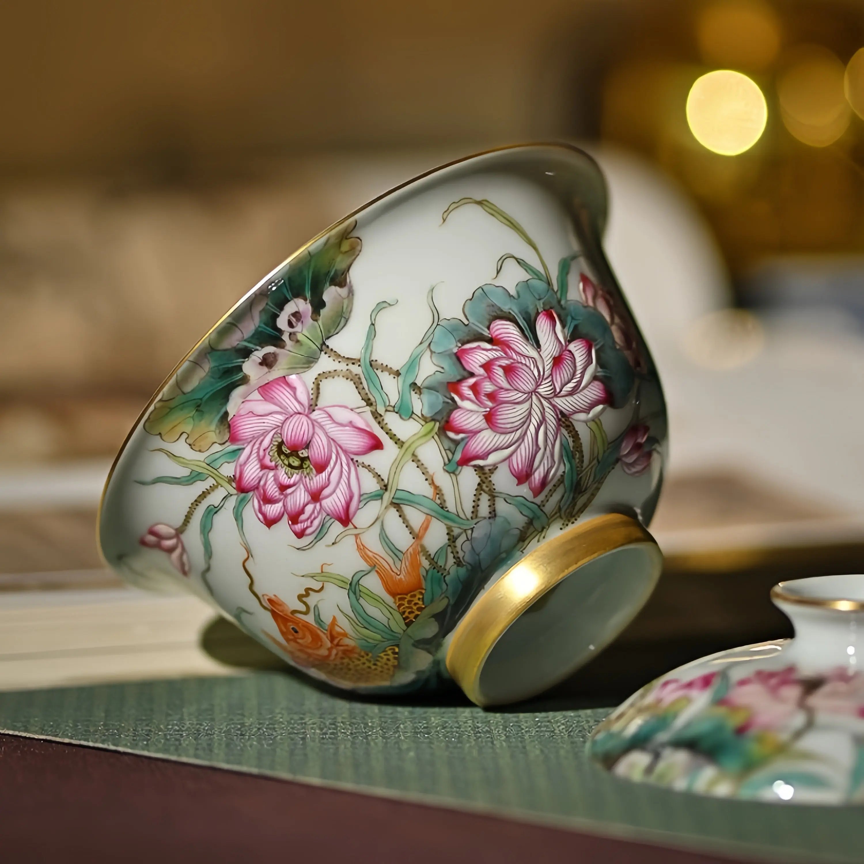 Jin Yu Man He 145cc - Jing De Zhen Porcelain Gaiwan zycschina