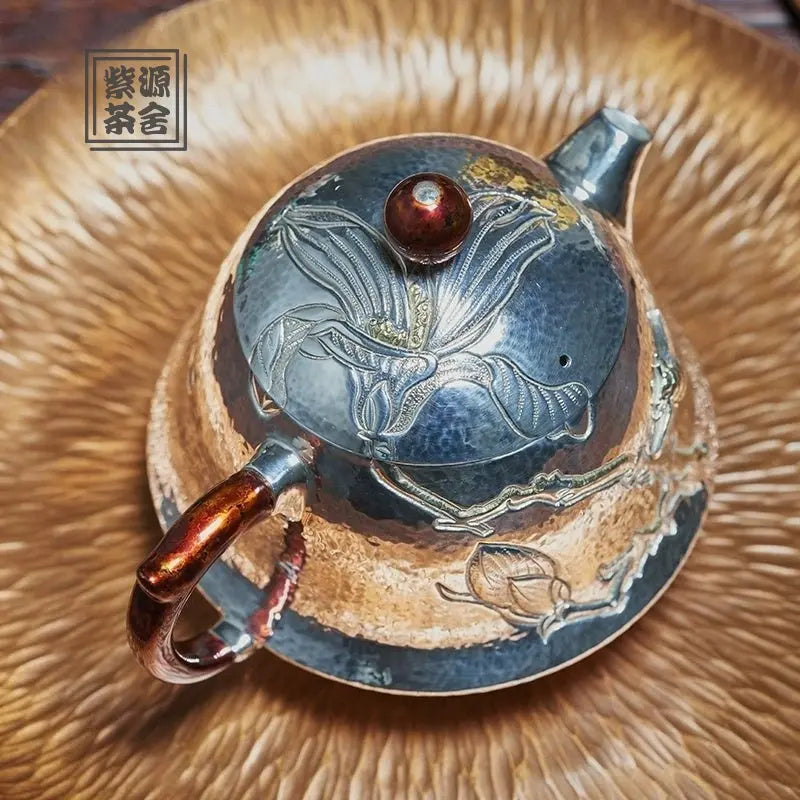 Jin Zhong 160cc - Handmade silver pot zycschina