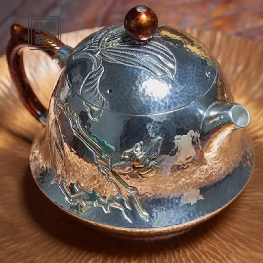 Jin Zhong 160cc - Handmade silver pot zycschina