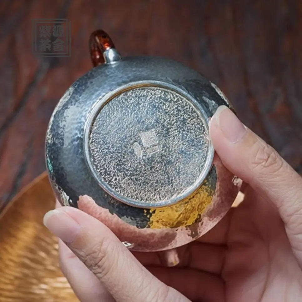 Jin Zhong 160cc - Handmade silver pot zycschina