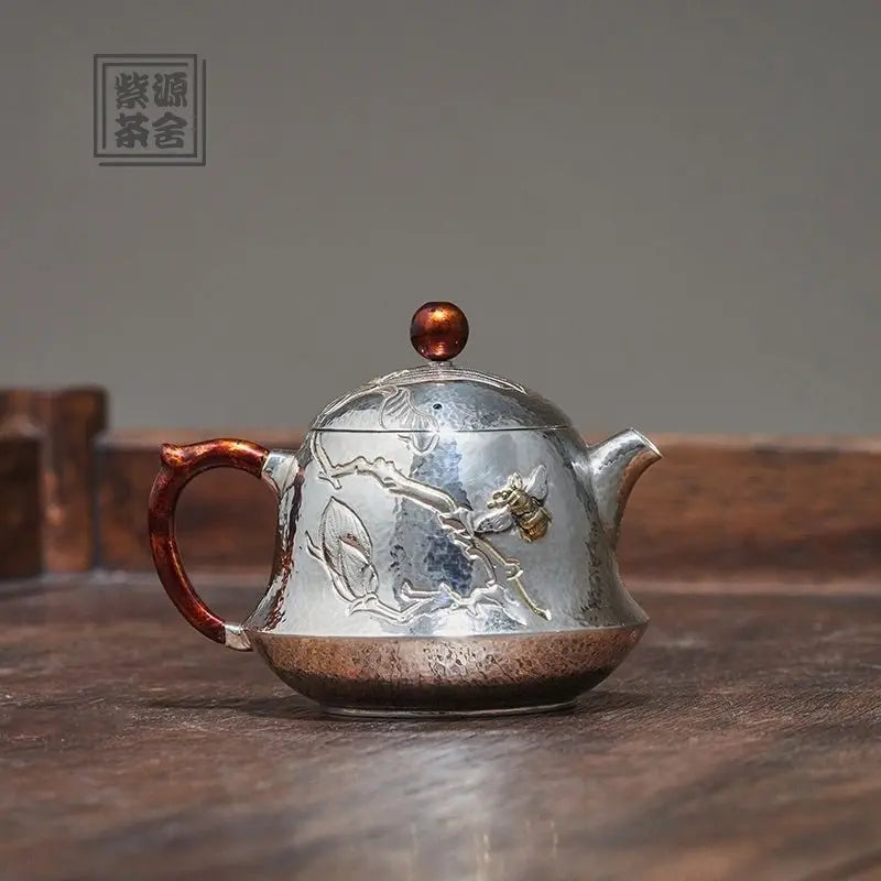 Jin Zhong 160cc - Handmade silver pot zycschina