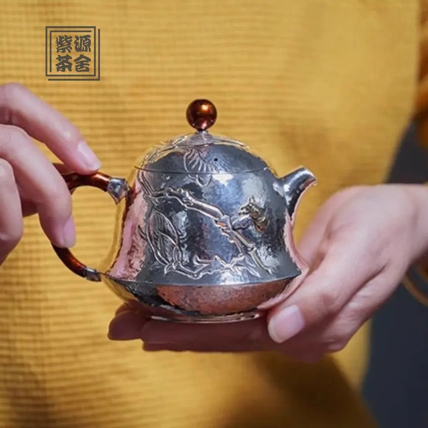 Jin Zhong 160cc - Handmade silver pot zycschina