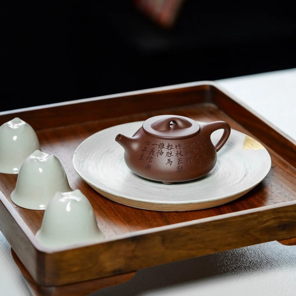 Jing Zhou Xiao Shi Piao 130cc - Yixing Handmade Teapot 江苏宜兴