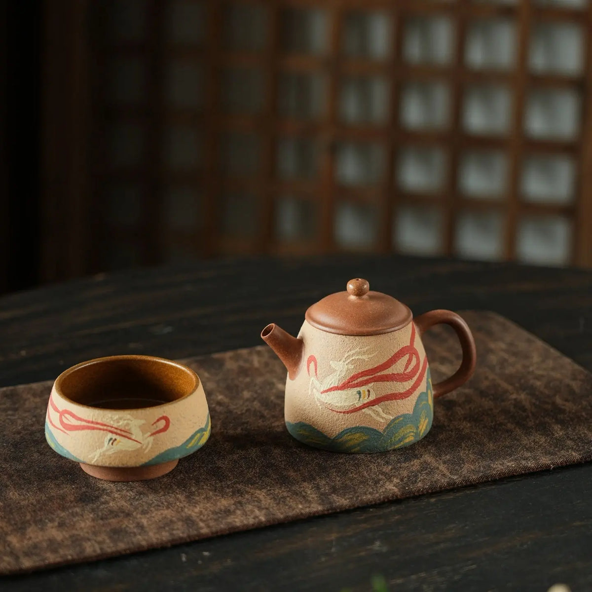 Jiu Se Lu 160cc - Yixing Handmade Teapot 江苏宜兴