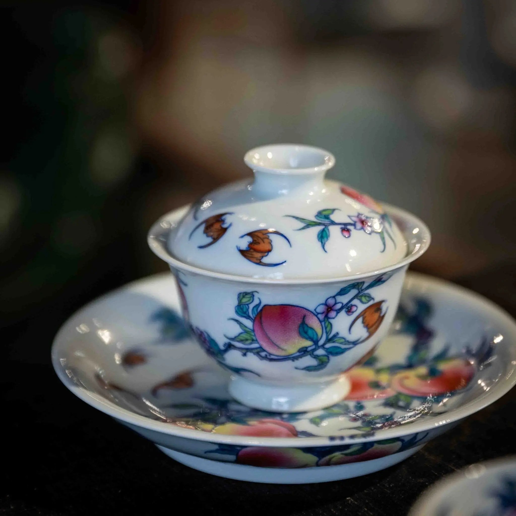 Jiu Tao 150cc - Jing De Zhen Porcelain Gaiwan zycschina