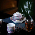 Jiu Wei Hu 180cc - Jing De Zhen Porcelain Gaiwan zycschina