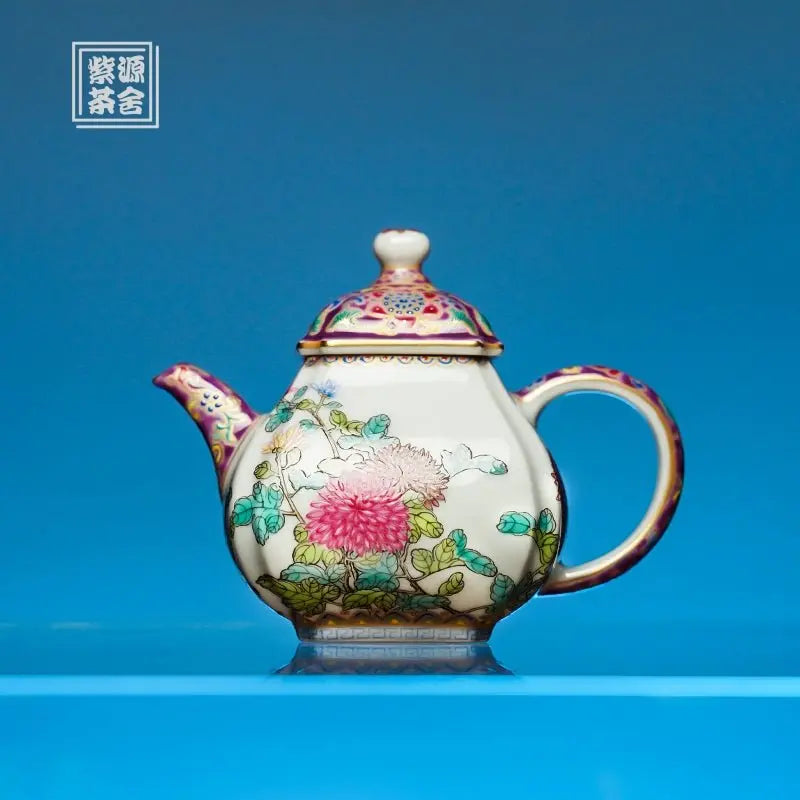 Ju Hua 110cc - Jing De Zhen Porcelain Teapot zycs_China