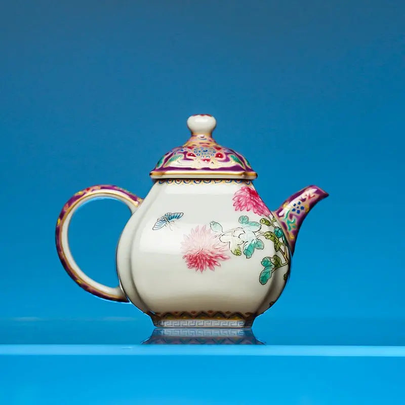 Ju Hua 110cc - Jing De Zhen Porcelain Teapot zycs_China