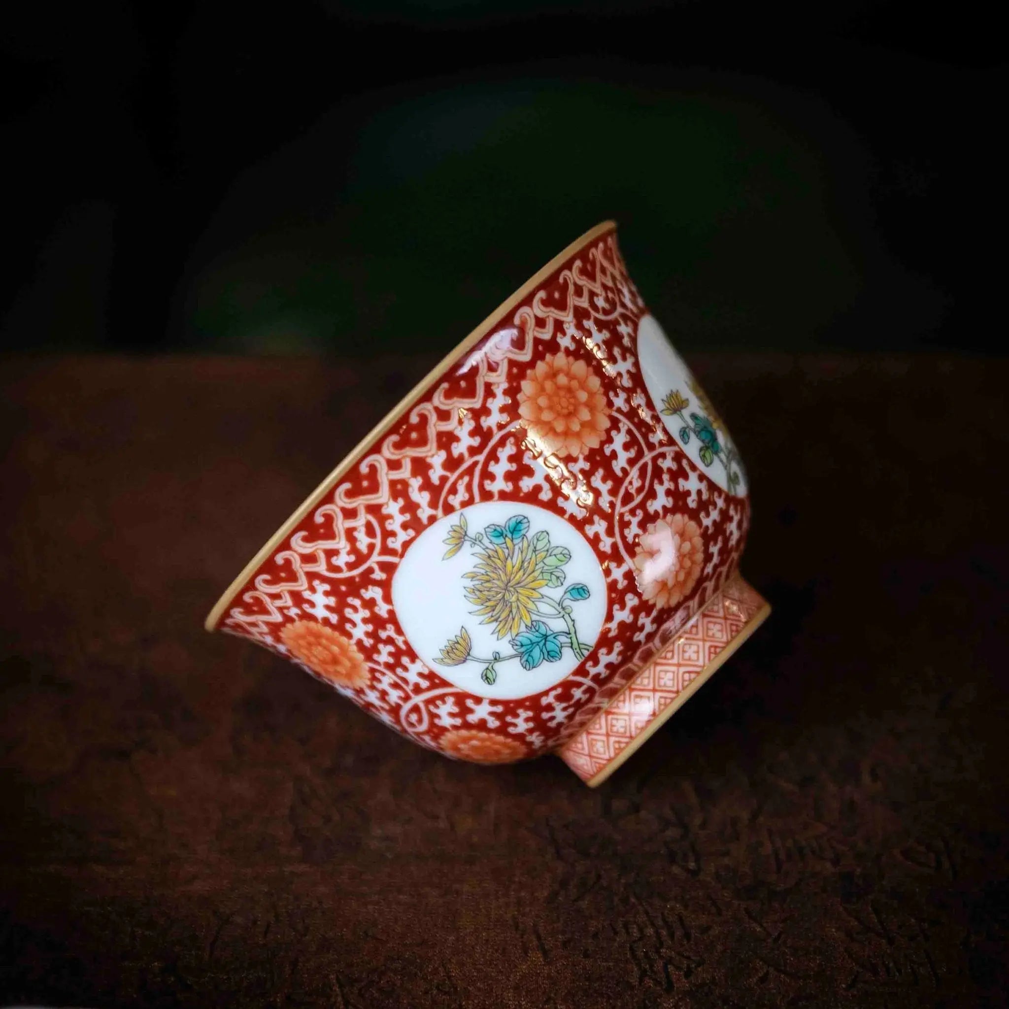 Ju Hua 120cc - Jing De Zhen Porcelain Gaiwan zycschina