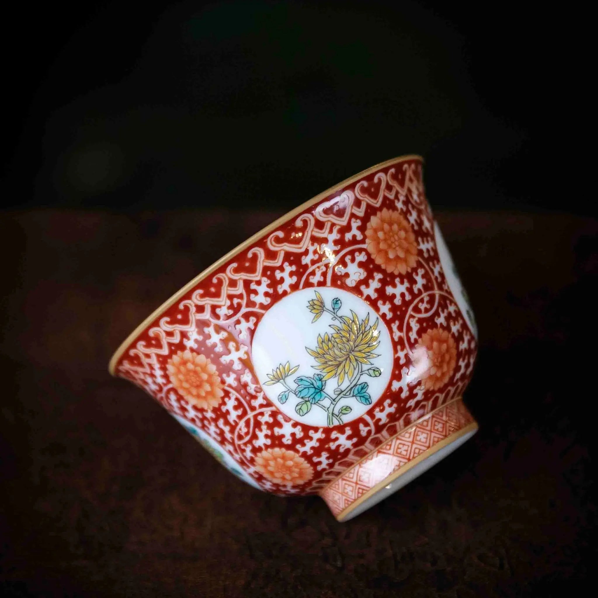 Ju Hua 120cc - Jing De Zhen Porcelain Gaiwan zycschina