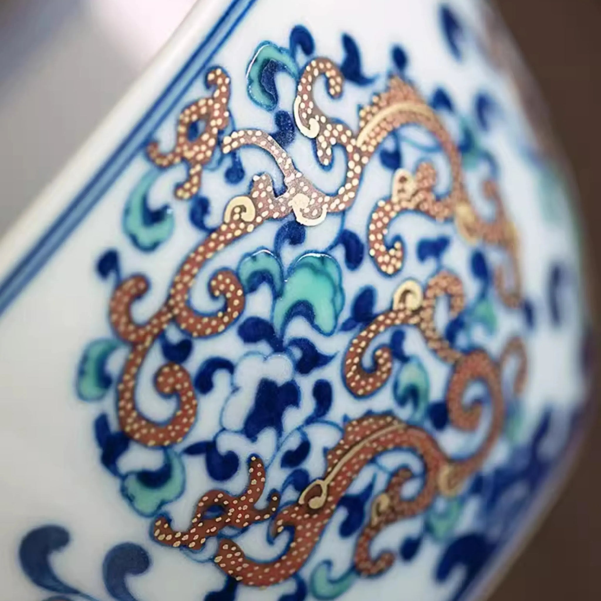 Kui Long Wen - Jing De Zhen Porcelain Teacup zycschina