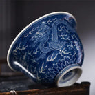 Lan Di Long Wen - Jing De Zhen Porcelain Gaiwan zycschina
