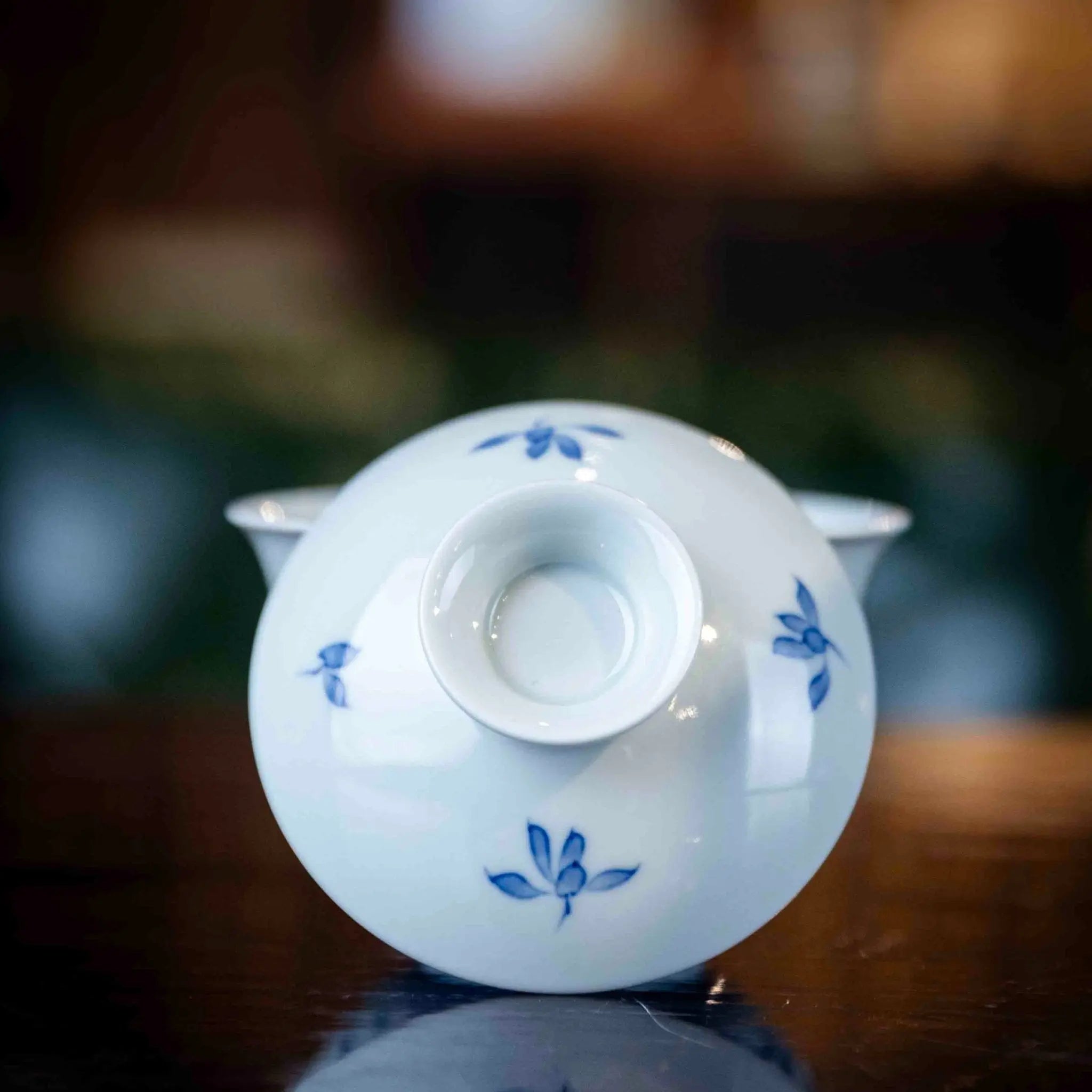Lan Hua 120cc - Jing De Zhen Porcelain Gaiwan zycschina