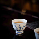 Lan Hua 120cc - Jing De Zhen Porcelain Gaiwan zycschina