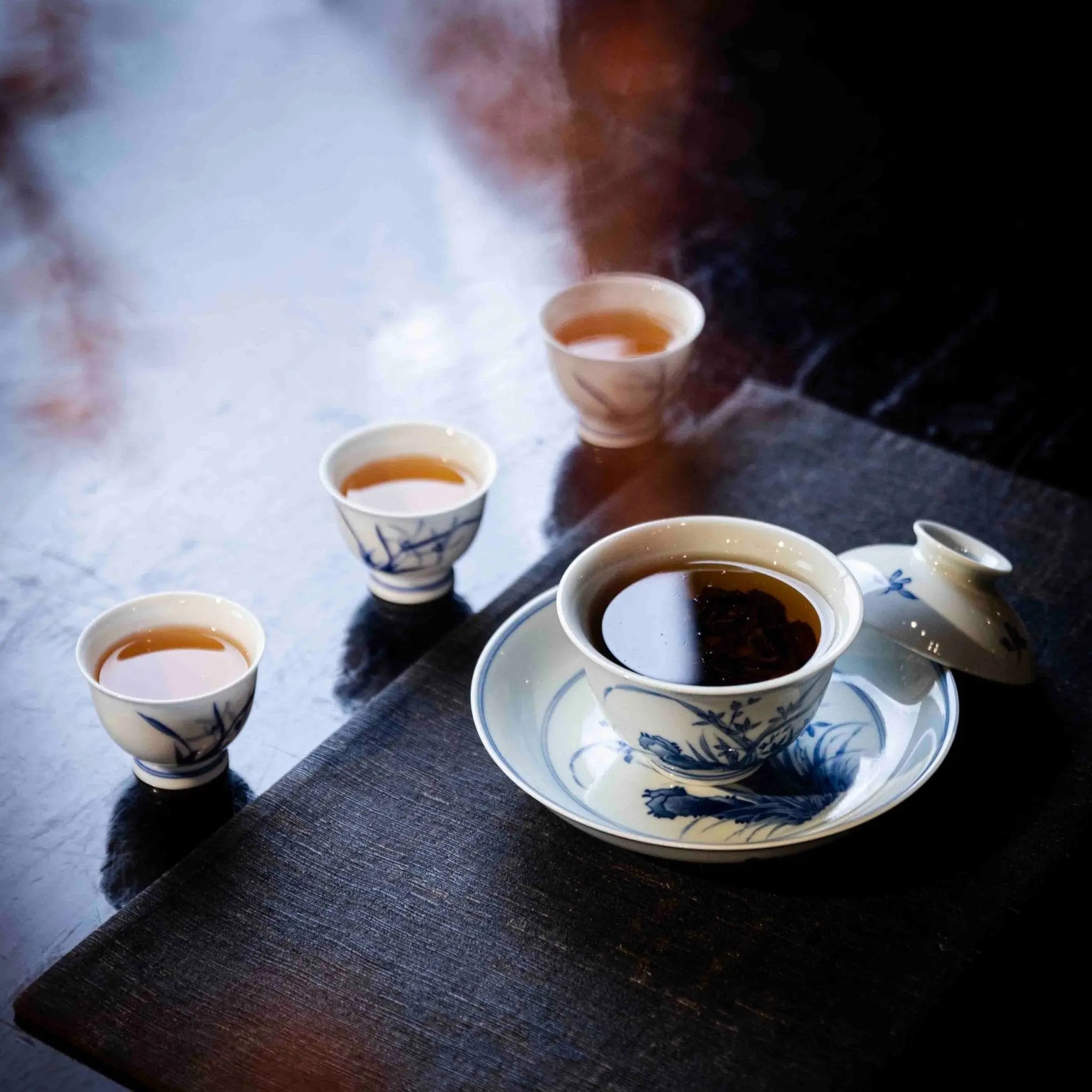 Lan Hua 120cc - Jing De Zhen Porcelain Gaiwan zycschina