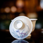 Lan Hua Hu Die 160cc - Jing De Zhen Porcelain Gaiwan zycschina
