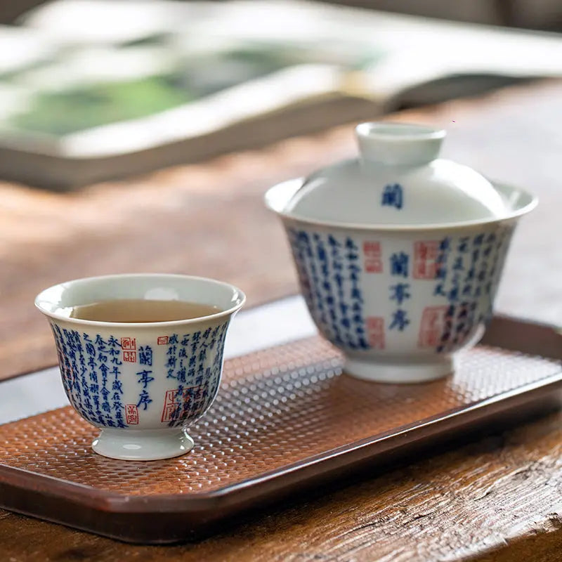 Lan Ting Xu - Jing De Zhen Porcelain Teacup zycschina
