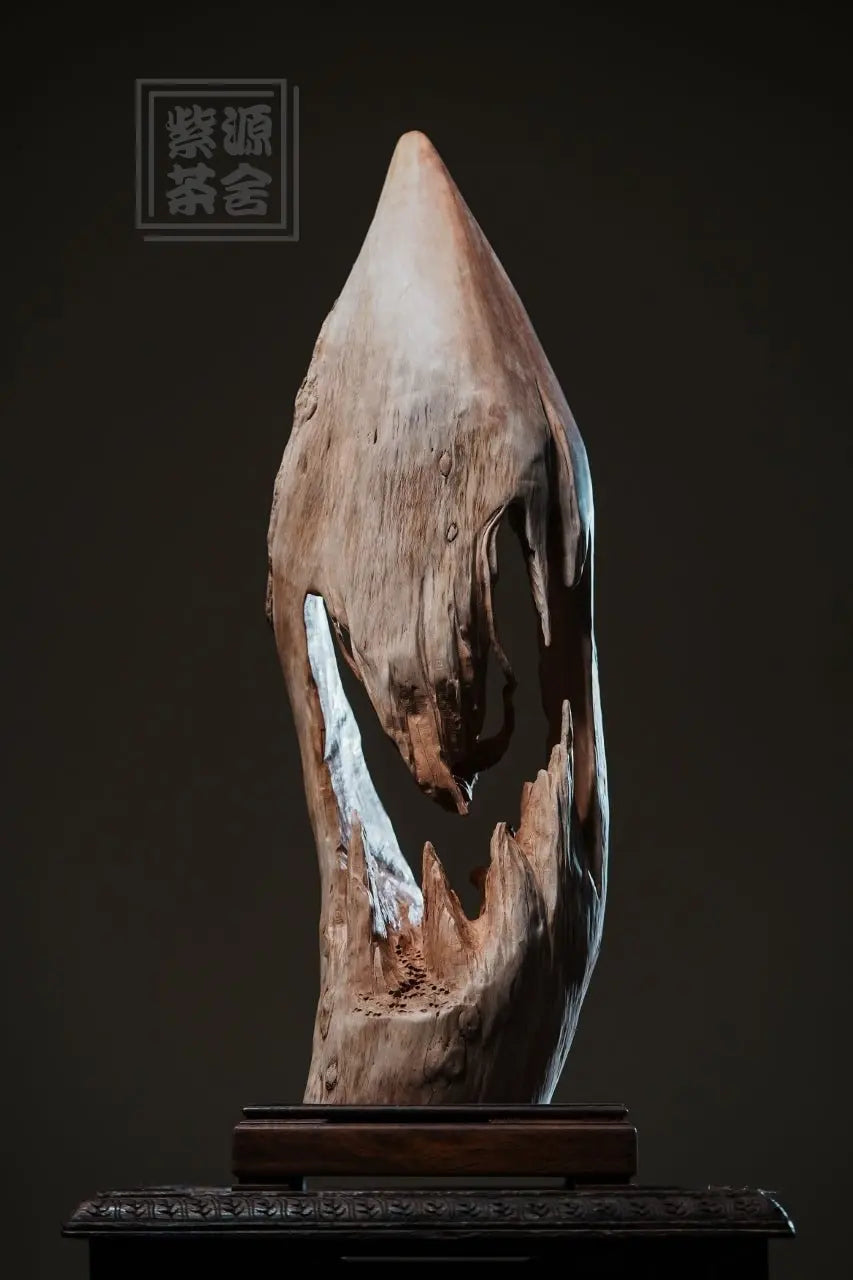 Lao Long Pan Mu - Wood Sculpture zycschina