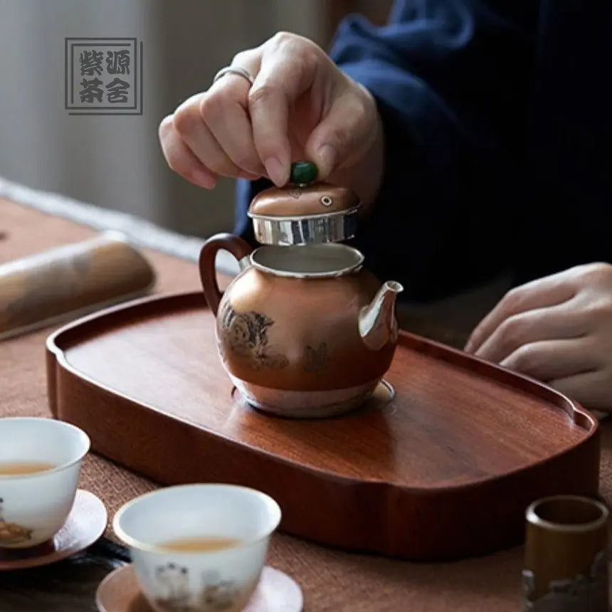 Li Nu Xi Die 180cc - Handmade silver pot zycschina