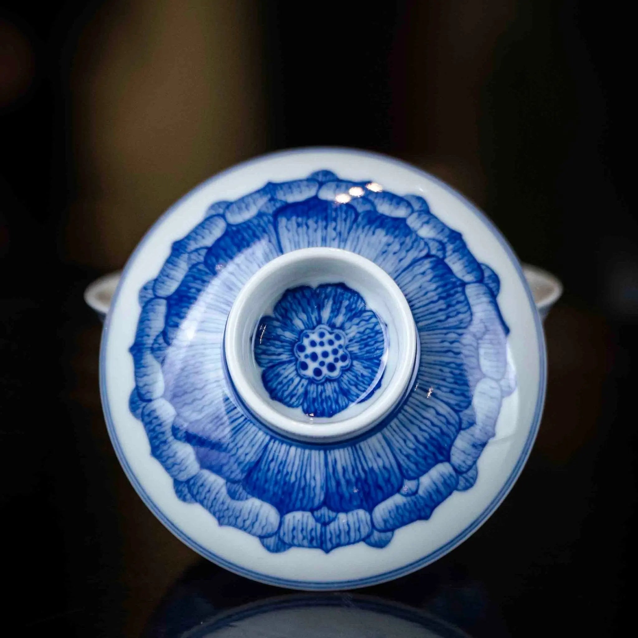 Lian Ban 130cc - Jing De Zhen Porcelain Gaiwan zycschina