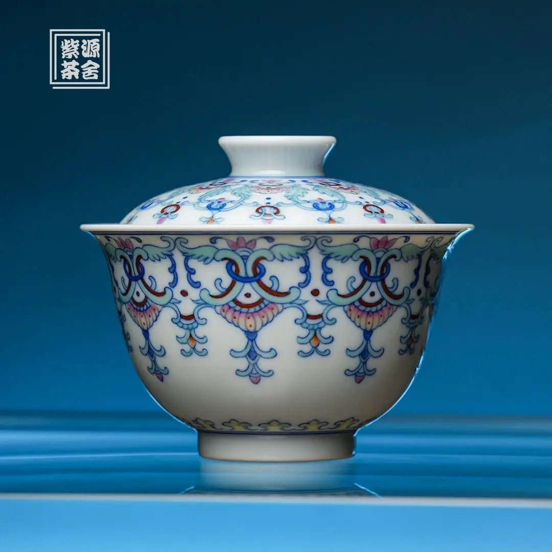 Lian Hua 115cc - Jing De Zhen Porcelain Gaiwan zycschina