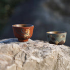 Lian Hua He Jiu Se Lu 80cc - Yixing Handmade Teacup 江苏宜兴