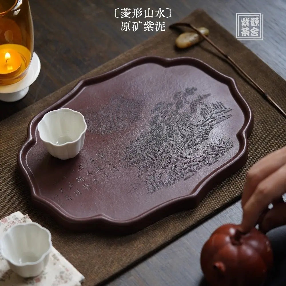 Ling Xing Shan Shui - Dry Bubble Tray 江苏宜兴