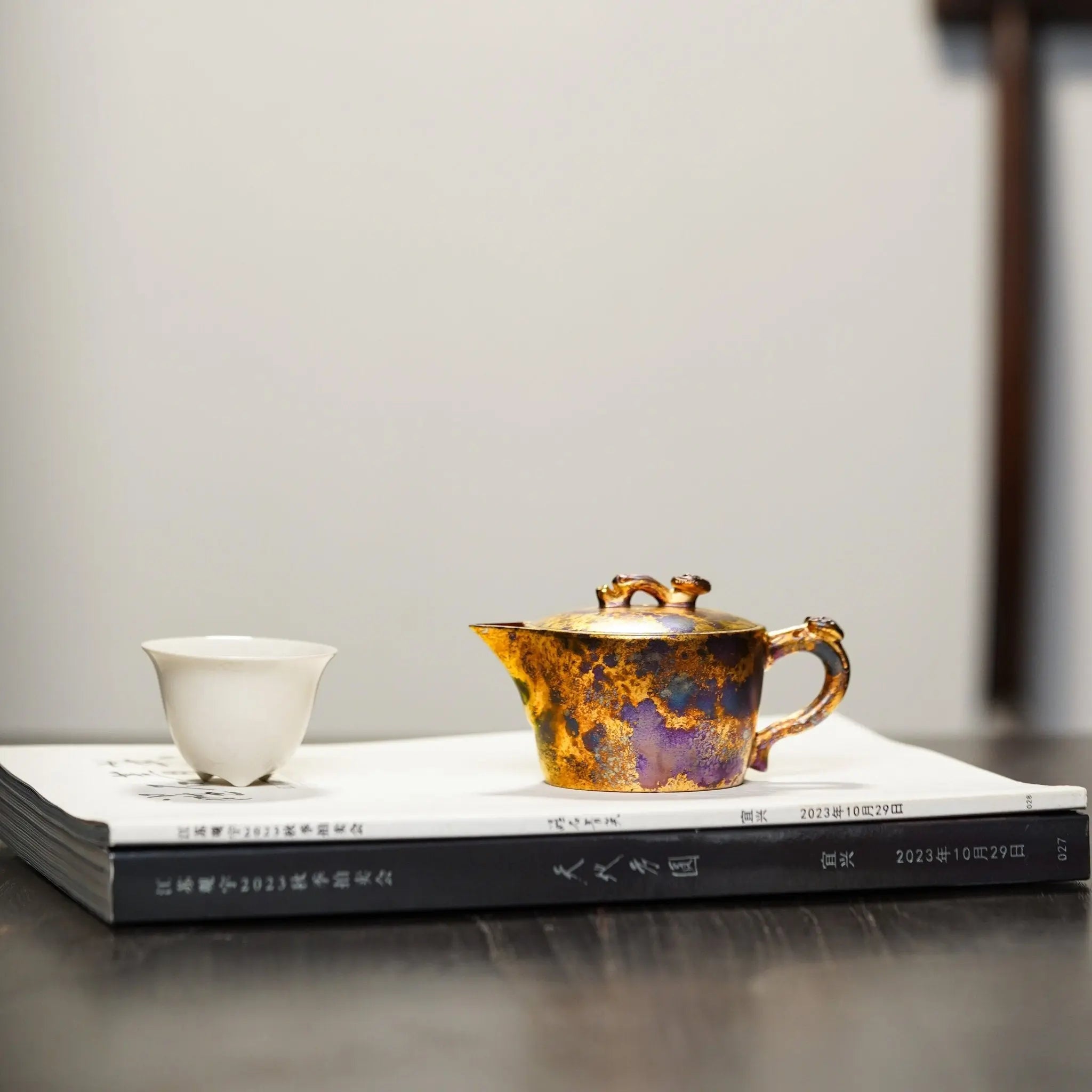 Ling Zhi Han Wa 120cc - Yixing Handmade Teapot 江苏宜兴