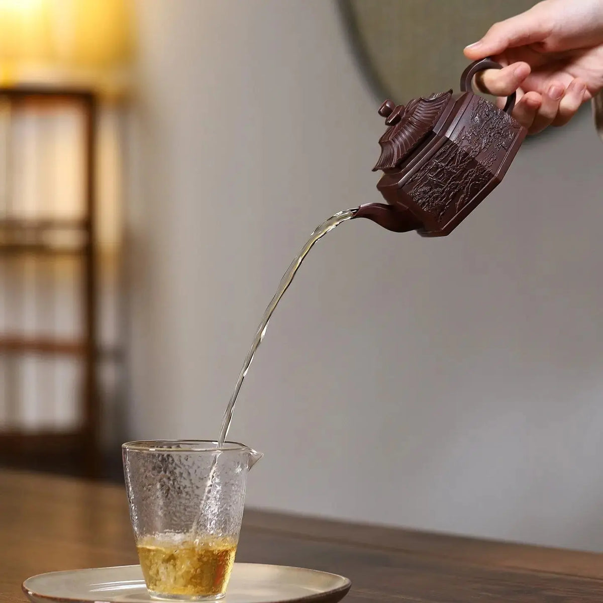 Liu Fang Bao Ting 200cc - Yixing Handmade Teapot 江苏宜兴