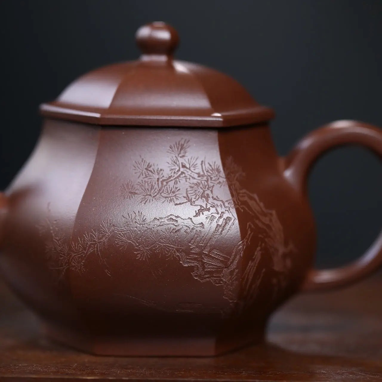 Liu Fang Jin Pan 150cc - Yixing Handmade Teapot 江苏宜兴