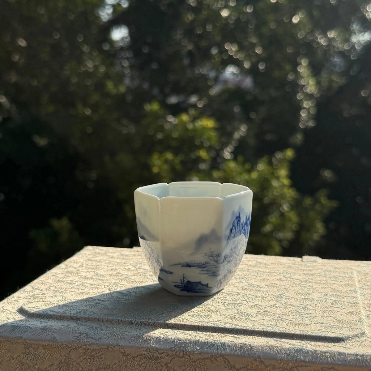 Liu Fang Shan Shui 100cc - Jingdezhen Porcelain Teacup zycschina