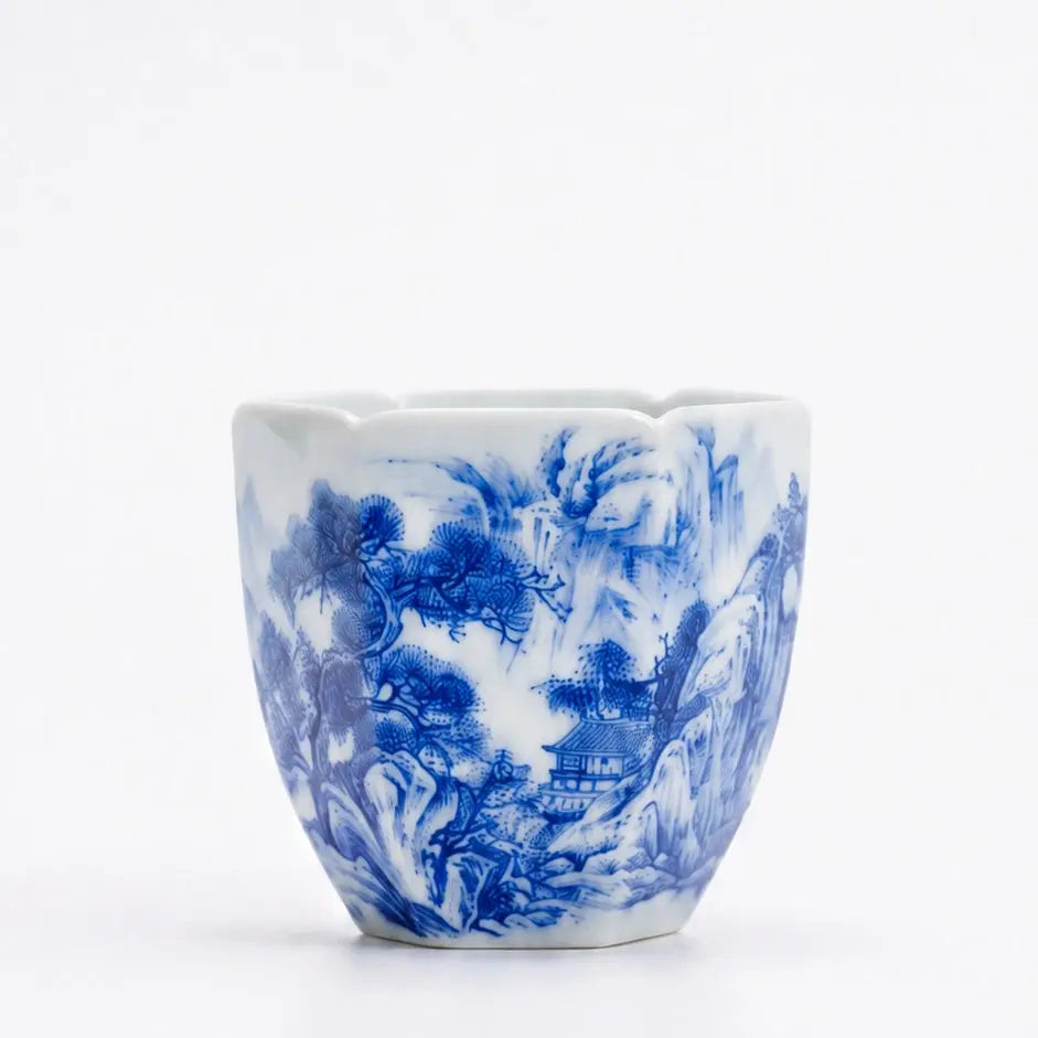Liu Fang Shan Shui 100cc - Jingdezhen Porcelain Teacup zycschina