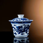 Long Chuan Hua 120cc - Jing De Zhen Porcelain Gaiwan zycschina