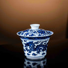 Long Chuan Hua 120cc - Jing De Zhen Porcelain Gaiwan zycschina