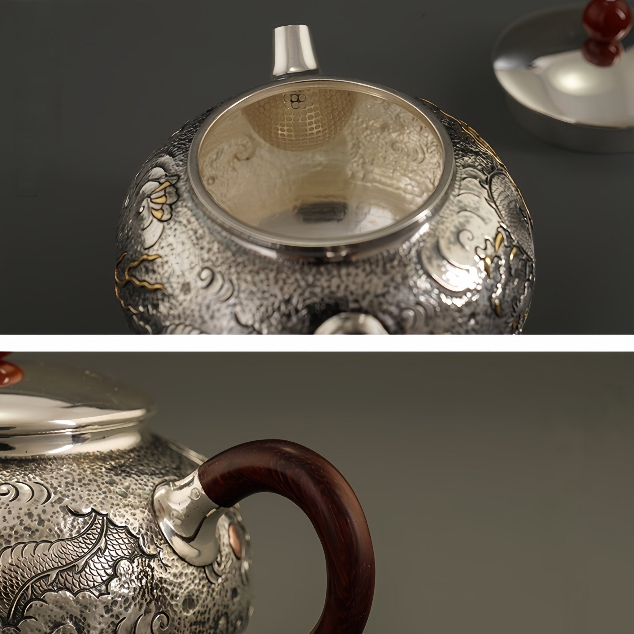 Long Fei Yun Wu 200cc - Handmade silver pot zycschina