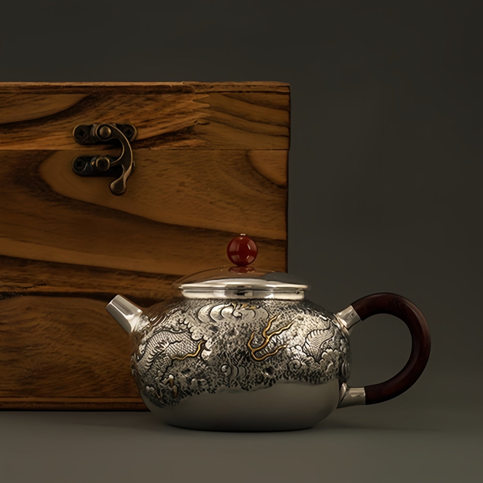 Long Fei Yun Wu 200cc - Handmade silver pot zycschina