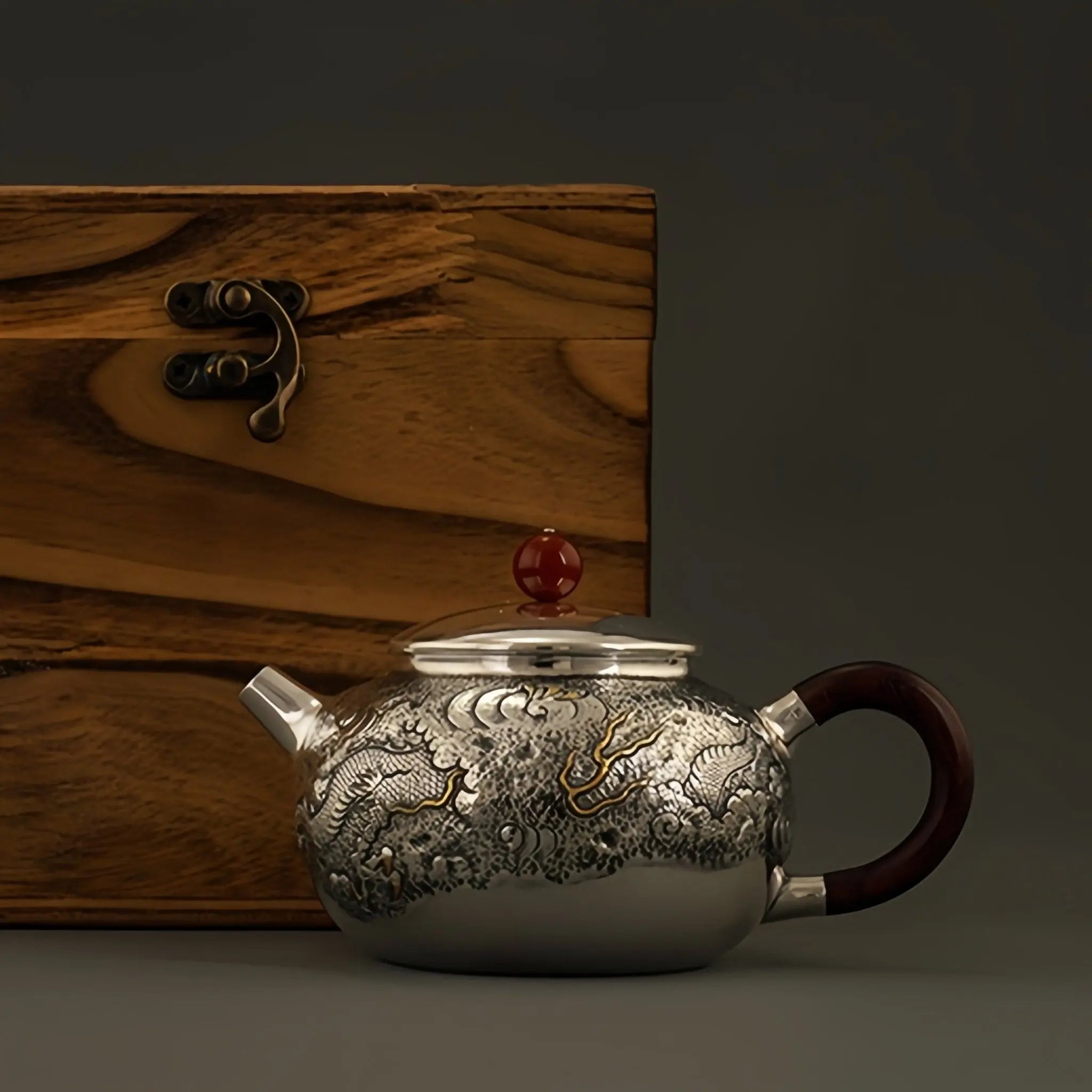 Long Fei Yun Wu 200cc - Handmade silver pot zycschina