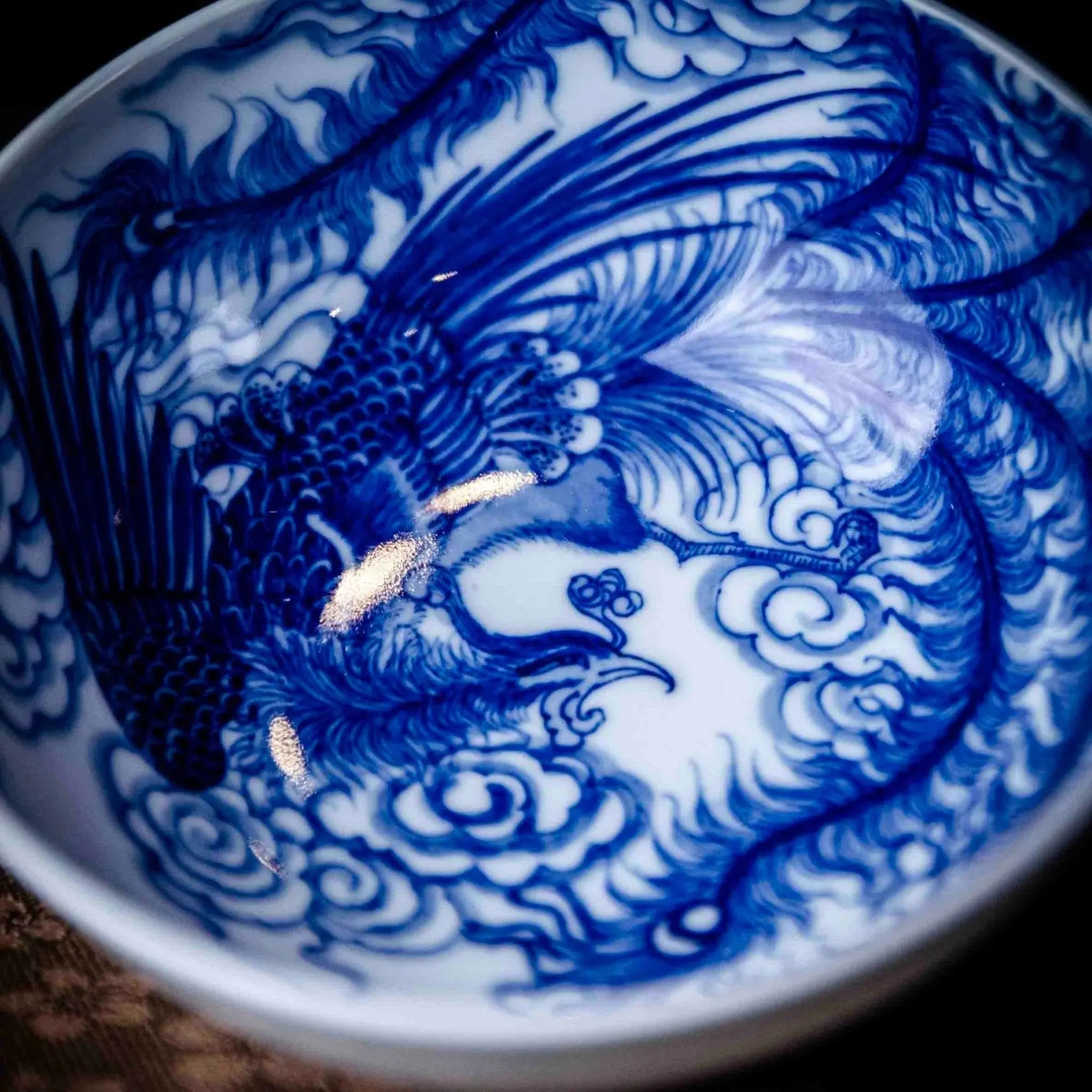 Long Feng 80cc - Jing De Zhen Porcelain Teacup zycschina