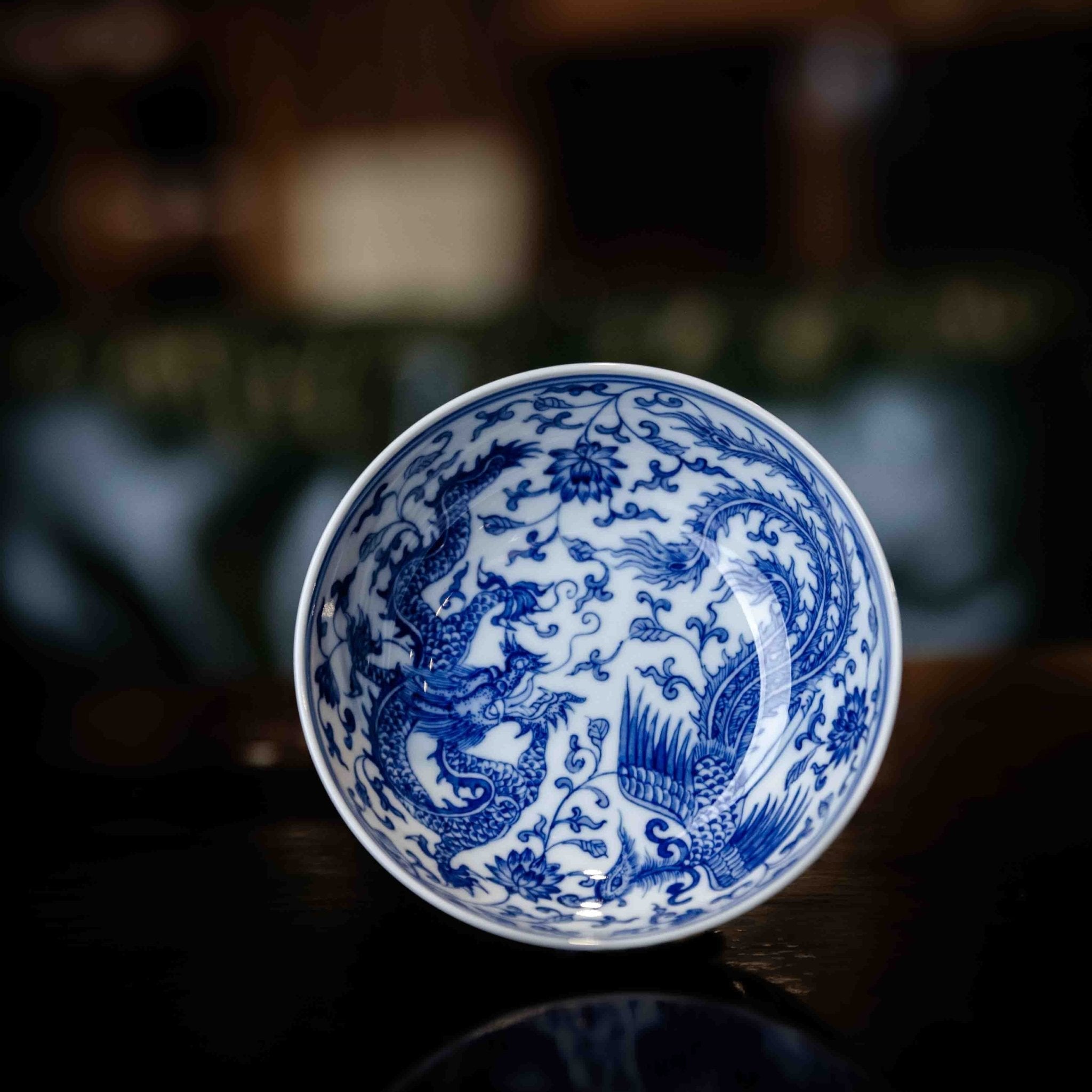 Long Feng Cheng Xiang 130cc - Jing De Zhen Porcelain Teacup zycschina