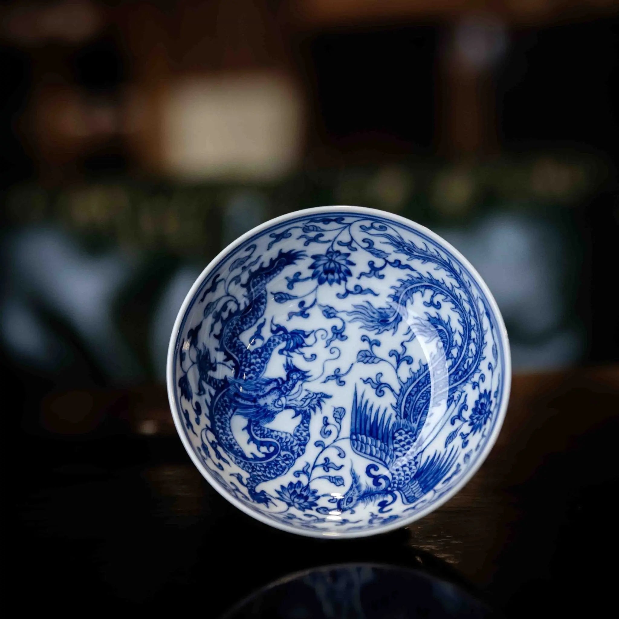 Long Feng Cheng Xiang 130cc - Jing De Zhen Porcelain Teacup zycschina