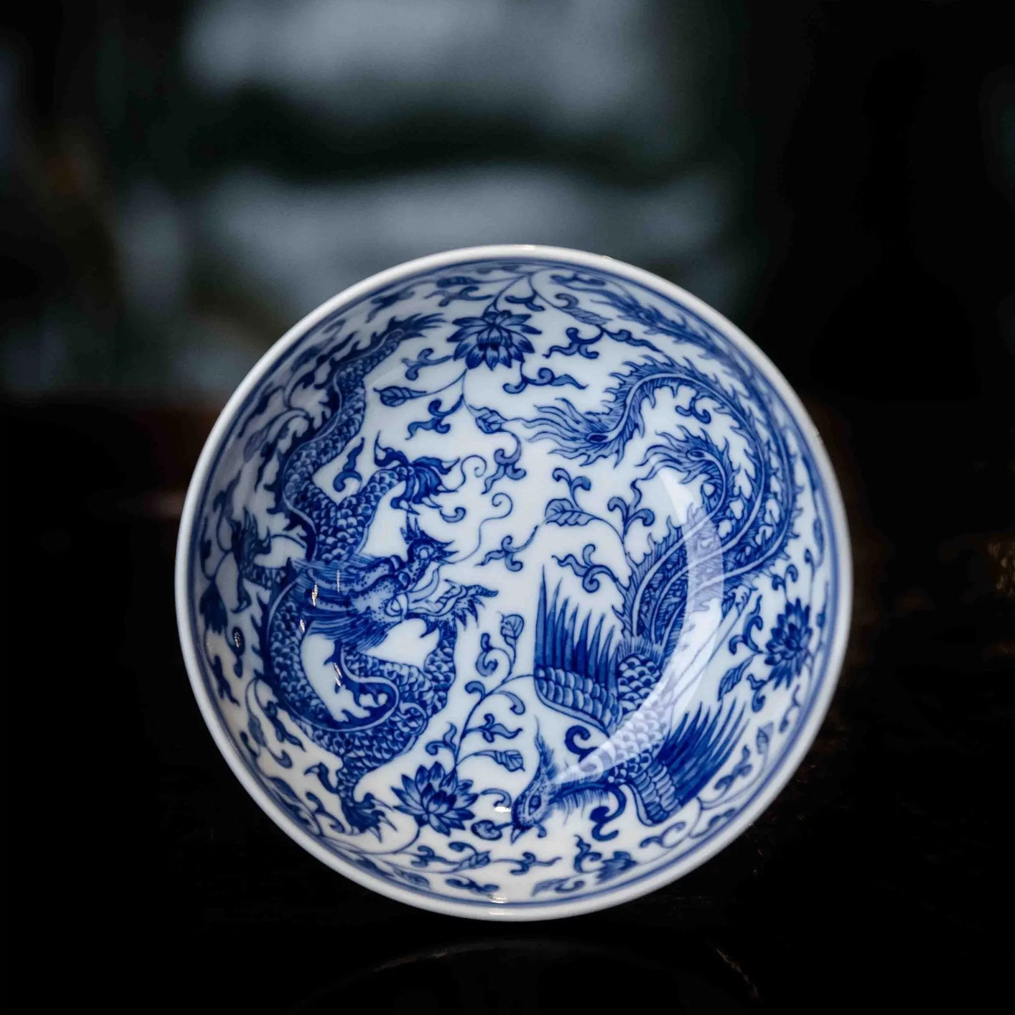 Long Feng Cheng Xiang 130cc - Jing De Zhen Porcelain Teacup zycschina