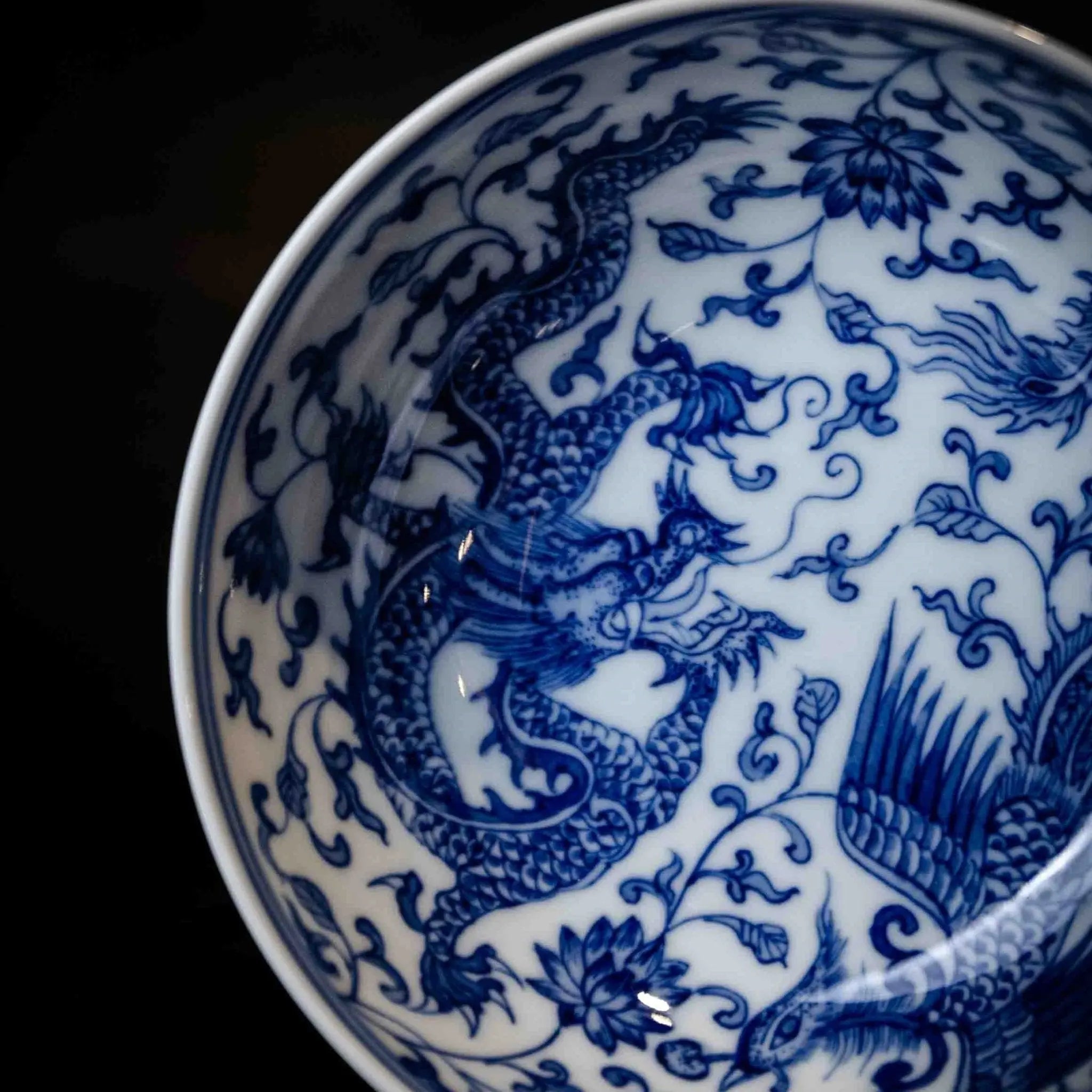 Long Feng Cheng Xiang 130cc - Jing De Zhen Porcelain Teacup zycschina