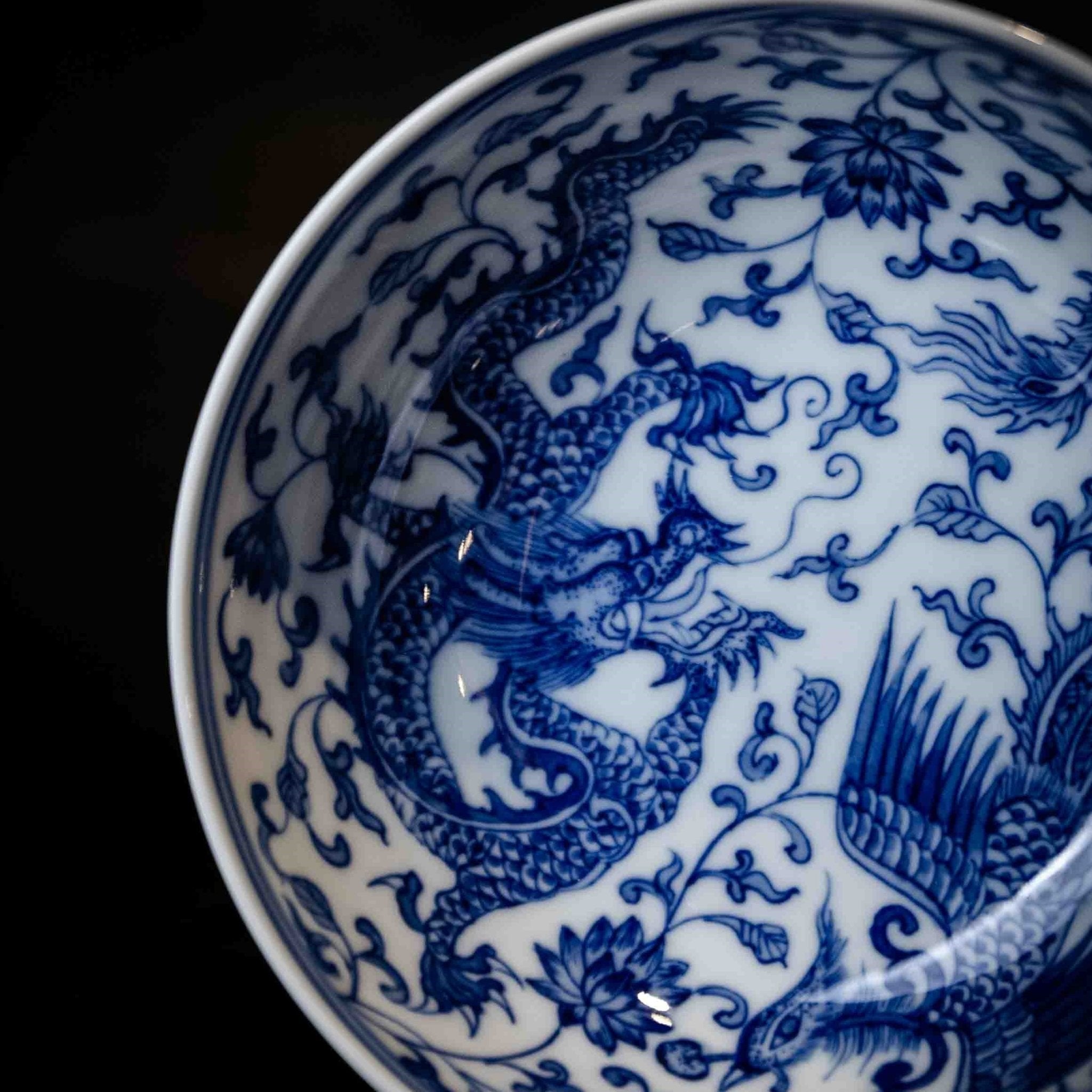 Long Feng Cheng Xiang 130cc - Jing De Zhen Porcelain Teacup zycschina