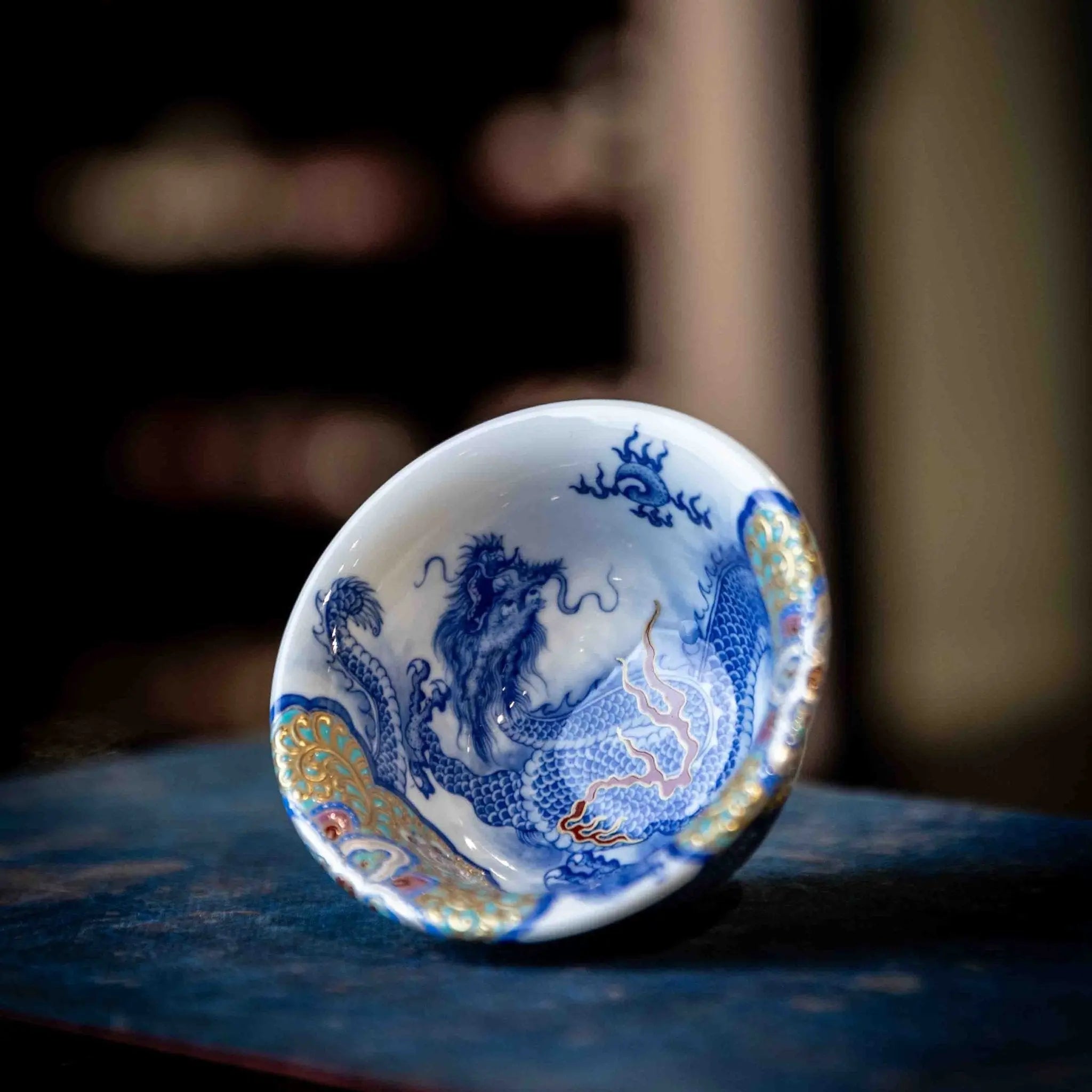 Long Wen 110cc - Jing De Zhen Porcelain Teacup zycschina